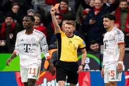 Video bóng đá Leverkusen - Bayern Munich: 2 thẻ đỏ tồi tệ, 9-đấu-11 vẫn thoát hiểm (Bundesliga)