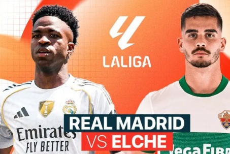 Trực tiếp bóng đá Real Madrid - Elche: Guler ghi siêu phẩm từ giữa sân (La Liga) (Hết giờ)