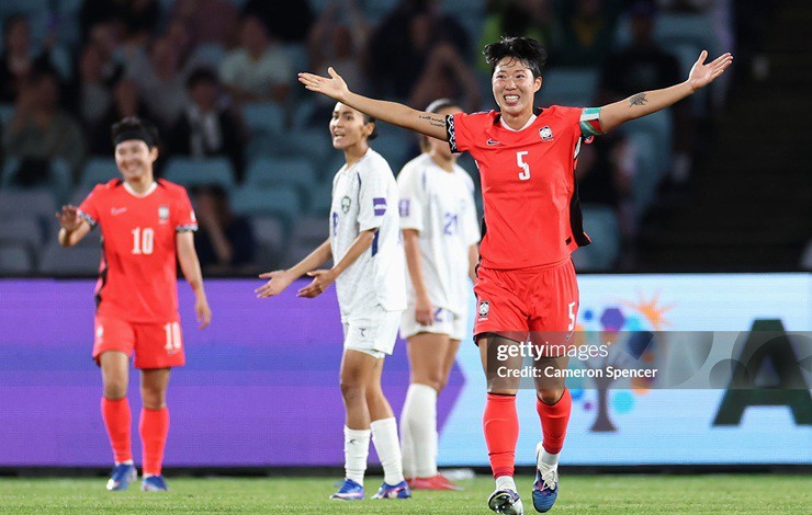 Trực tiếp bóng đá nữ Hàn Quốc - Uzbekistan: Bàn thắng thứ 6 (Tứ kết Asian Cup) (Hết giờ) - 2