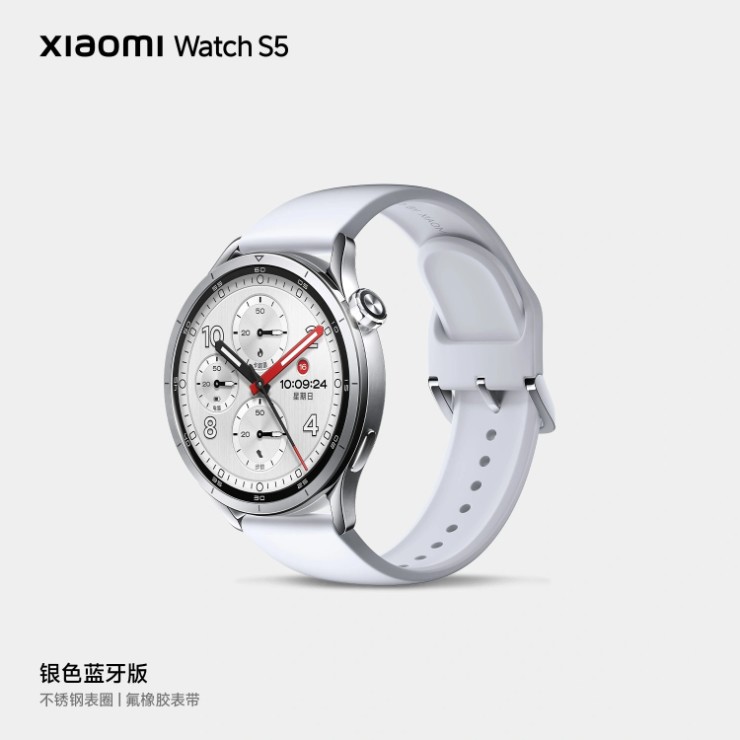 Các tùy chọn thép không gỉ của Xiaomi Watch S5.
