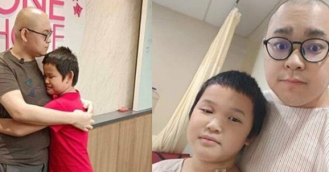 Nỗi đau của cậu bé 10 tuổi hiến tủy cứu bố mắc ung thư máu