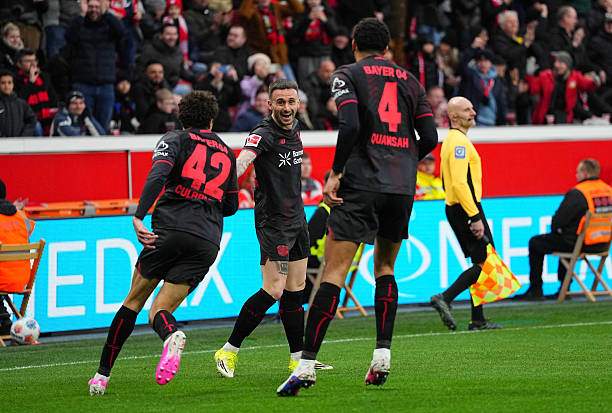 Garcia mở điểm cho Leverkusen sau khi trừng phạt sai lầm của Diaz