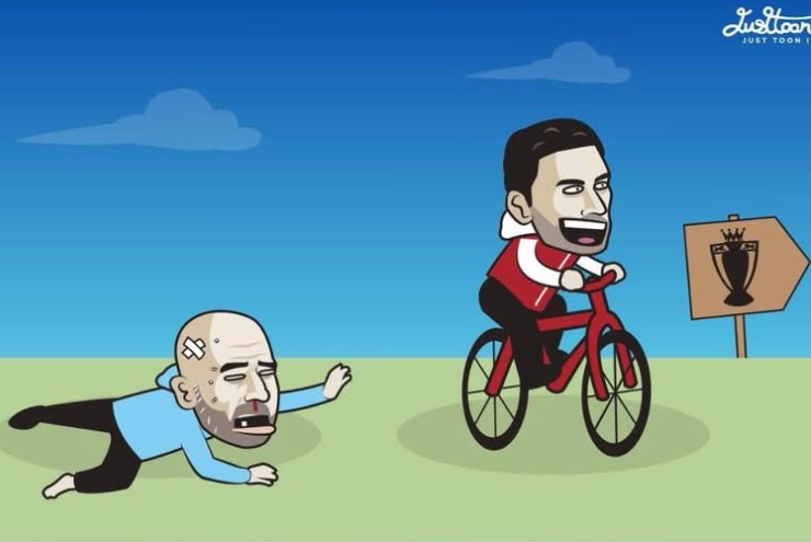 Man City ghi 0 bàn từ 15 quả phạt góc: "Thầy" Pep phải cắp sách học "trò" Arteta