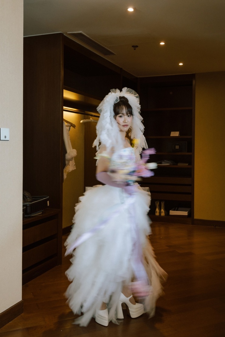 Nhan sắc cô dâu của Hoàng Dũng.