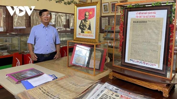 Không gian trưng bày của ông Bình