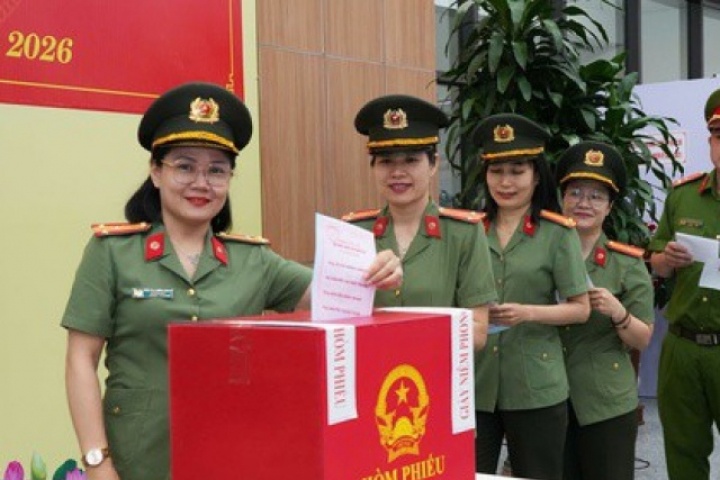 Tổ bầu cử số 21 ở Huế đã hoàn thành bầu cử