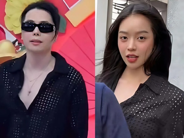 Thanh Thủy gây chú ý khi mặc áo cặp với Trịnh Thăng Bình