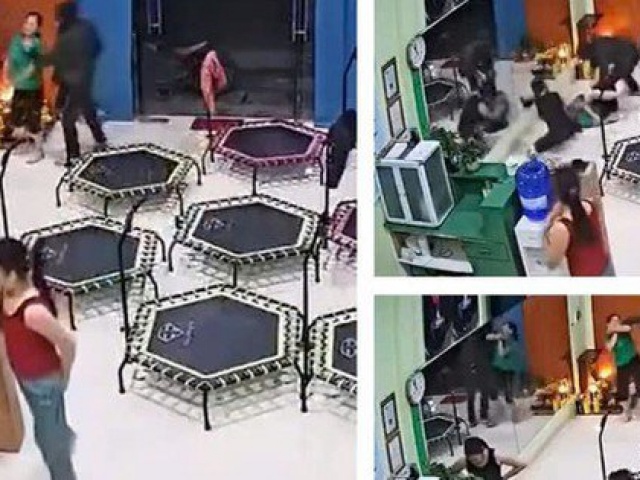 VIDEO: Bịt mặt xông vào phòng tập thể dục cướp dây chuyền của người phụ nữ