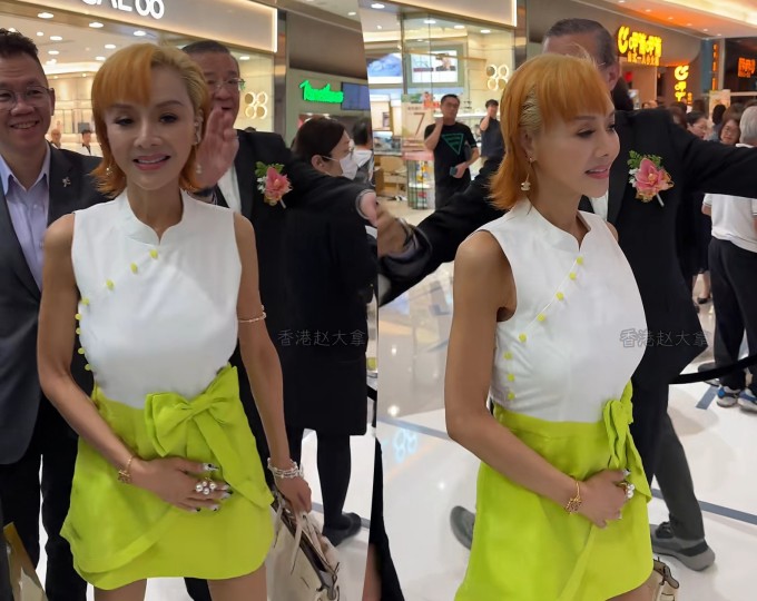 Diệp Tử My đi sự kiện. Ảnh: Weibo