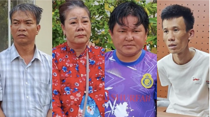 4 đối tượng trong nhóm cướp giật tài sản