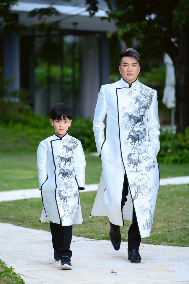 Con trai là niềm vui, nguồn động lực trong cuộc sống của Đàm Vĩnh Hưng.