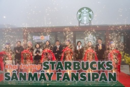 Fansipan chính thức có cửa hàng Starbucks cao nhất châu Á