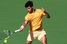 Video tennis Alcaraz - Medvedev: 98 phút thăng hoa, cú sốc hạt giống số 1 (Indian Wells)