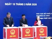 Tổng Bí thư: Cử tri thể hiện quyền tự do, bầu người uy tín gánh vác việc đất nước