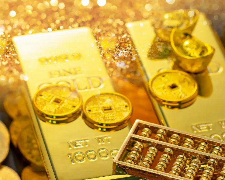 &nbsp;Chỉ số USD tăng vọt và lợi suất trái phiếu Mỹ nhảy lên, tạo áp lực giảm giá vàng dù xung đột leo thang ở Trung Đông. Ảnh: Baidu