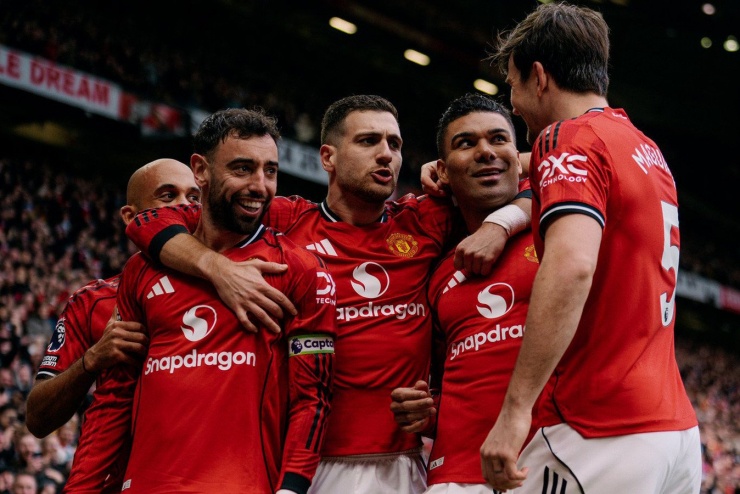 MU chiếm ưu thế cuộc đua vé Champions League. Ảnh: MUFC