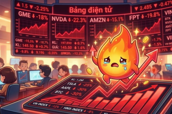 Cổ phiếu dầu khí: Bắt đáy thành “bắt dao rơi”, đầu tư 100 triệu đồng, lỗ ngay 30 triệu đồng