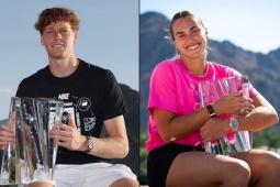 Sinner và Sabalenka xô đổ "núi" kỷ lục đỉnh cao sau chức vô địch Indian Wells