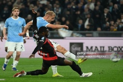 Video bóng đá Lazio - AC Milan: Đòn đau phút 26, đoạn tuyệt giấc mơ (Serie A)