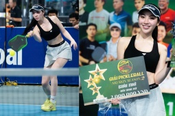 Ca sĩ nóng bỏng Diệp Anh giành á quân, tiền đạo Mạc Hồng Quân vô địch pickleball