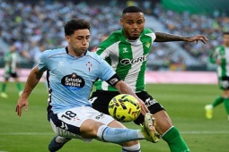 Video bóng đá Real Betis - Celta Vigo: Antony  & amp; đồng đội mừng hụt phút 90+5 (La Liga)
