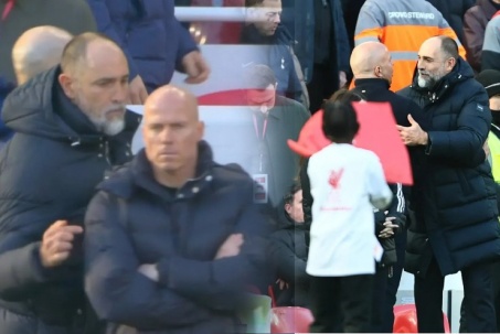 HLV Tottenham lại "tấu hài": Nhầm trợ lý với Arne Slot, nổi nóng vì bị phóng viên hỏi khó