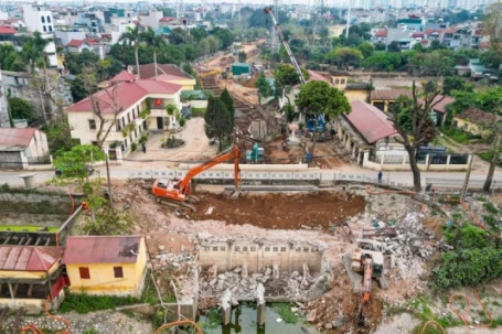 Cận cảnh dự án hơn 920 tỷ đồng chống ngập cho loạt khu đô thị phía Bắc Hà Nội