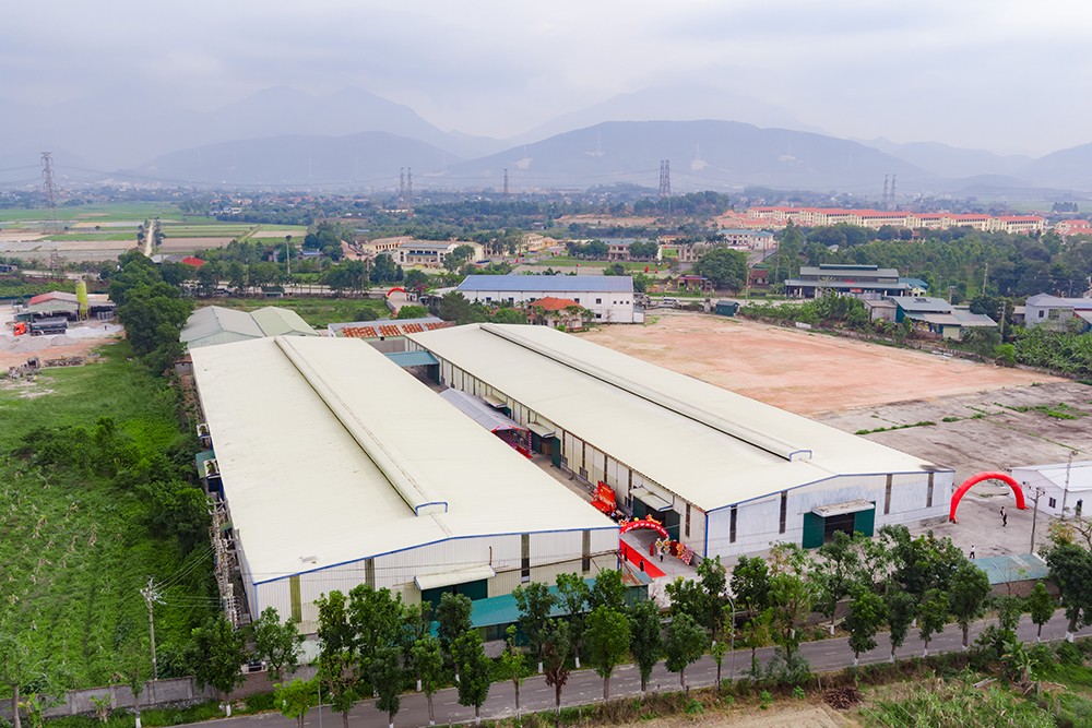 Toàn cảnh xưởng quy mô 10000m2 của Top Gia tại Phú Thọ