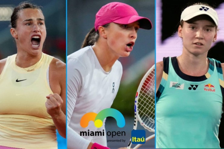 Lịch thi đấu tennis đơn nữ Miami Open 2026 mới nhất