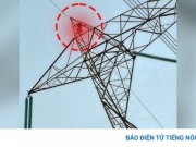 Giận chồng không cho đi lễ hội, người phụ nữ leo lên đỉnh cột điện cao thế