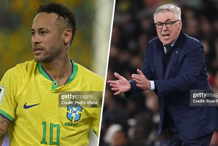 Neymar lên tiếng sau khi bị loại khỏi ĐT Brazil, gửi thông điệp tới HLV Ancelotti