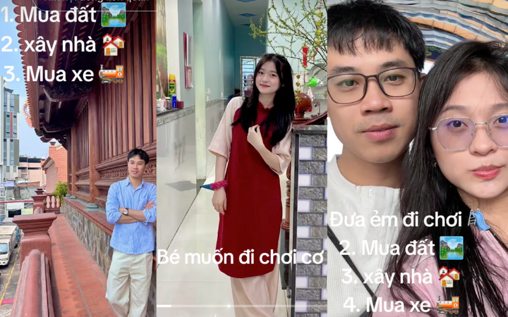 Trào lưu “mua nhà, mua xe” trên TikTok khiến cộng đồng mạng vừa bật cười vừa thấy ấm lòng. (Ảnh: @lucifer24689)