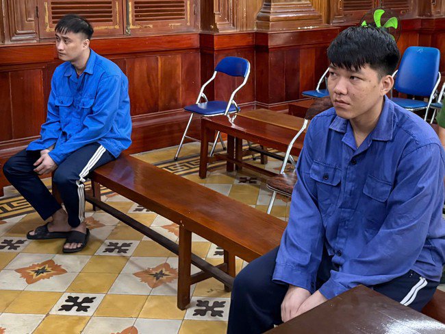 Các bị cáo tại tòa