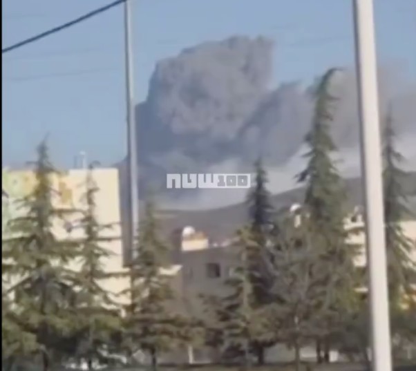 Thành phố Shiraz của Iran bị tấn công, Ảnh từ mạng xã hội.