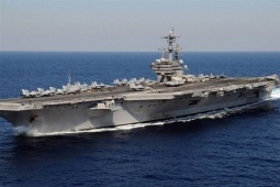Iran dọa nhắm mục tiêu vào mạng lưới hỗ trợ tàu sân bay USS Gerald Ford của Mỹ
