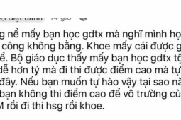 Ý kiến chê học sinh giáo dục thường xuyên đoạt giải học sinh giỏi gây "bão" mạng