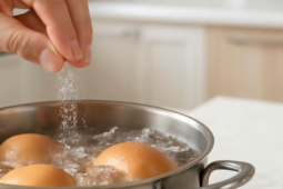 Lý do nên bỏ muối vào nước luộc trứng
