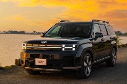 Hyundai SantaFe hybrid có mức tiêu thụ nhiên liệu ra sao