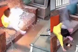 Clip điện thoại phát nổ "xuyên mặt" bé gái gây bão mạng: Nghi vấn AI