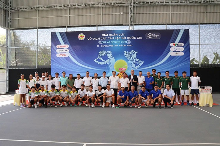 Tưng bừng khởi tranh giải&nbsp;quần vợt vô địch các CLB Quốc gia 2026