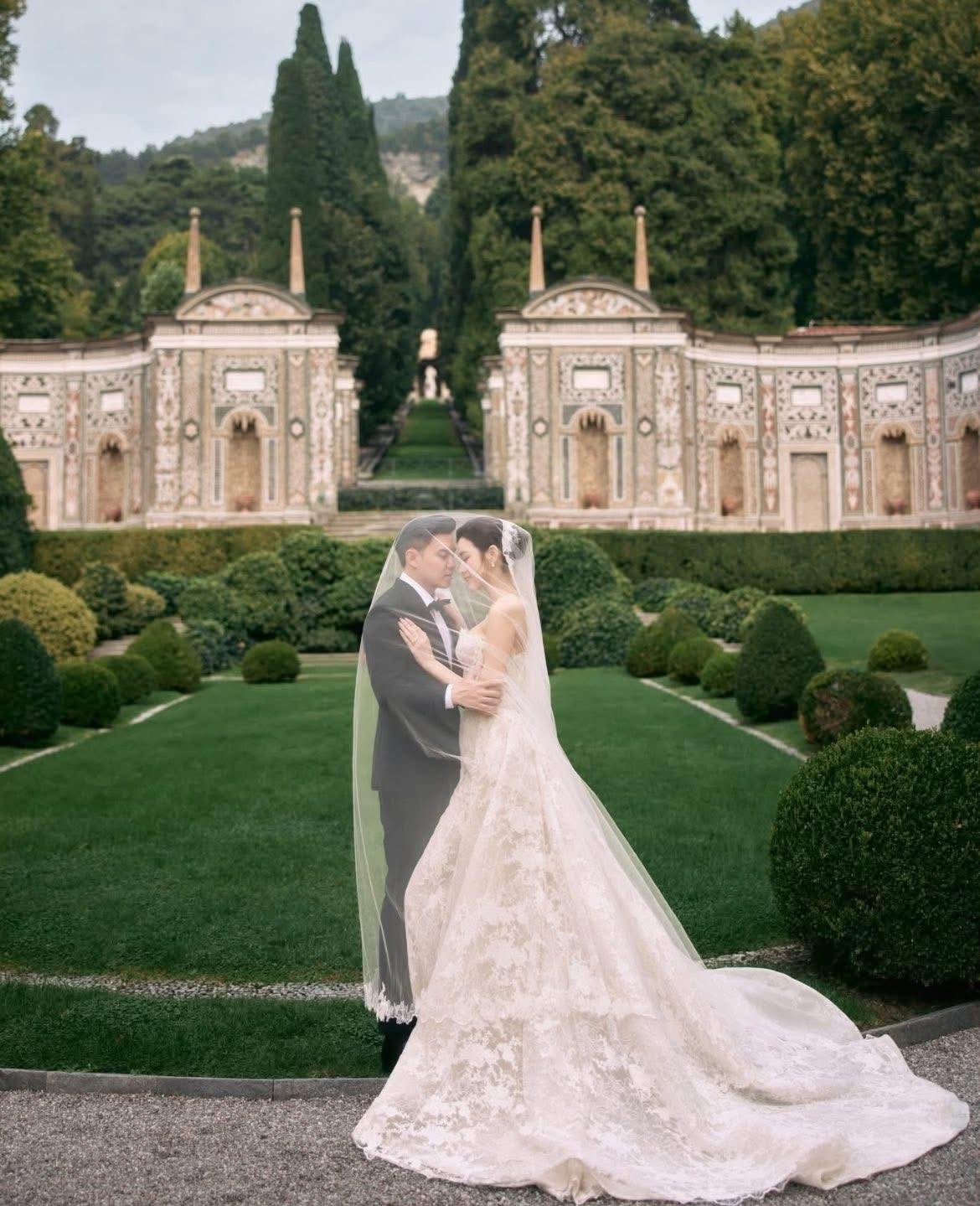 Loạt ảnh cưới chụp ở châu Âu lần đầu được công bố của Hoa hậu Đỗ Thị Hà - 1