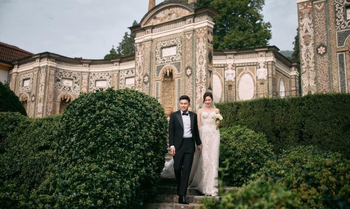 Loạt ảnh cưới chụp ở châu Âu lần đầu được công bố của Hoa hậu Đỗ Thị Hà - 5