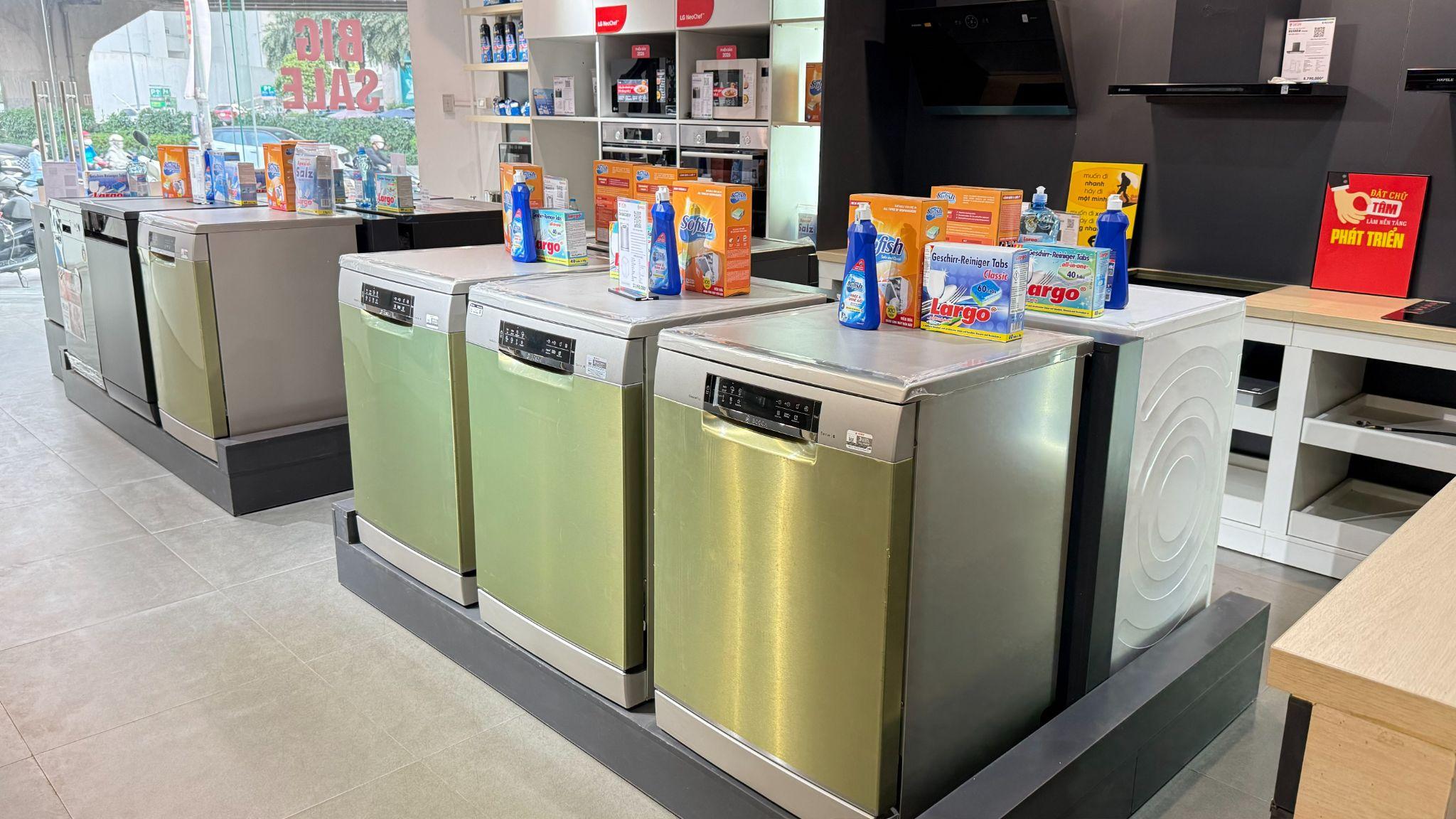 Khu vực trưng bày thiết bị nhà bếp Bosch