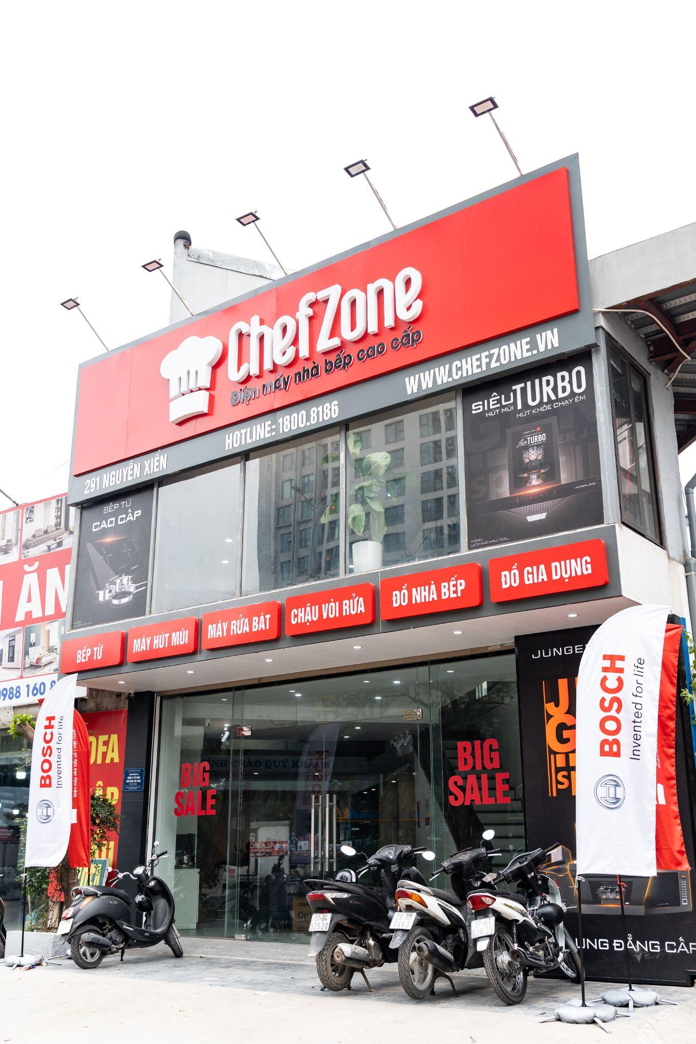 Showroom ChefZone tại 291 Nguyễn Xiển, Khương Đình, Hà Nội