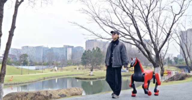 "Siêu phẩm" năm Bính Ngọ: Robot "ngựa sắt" của Trung Quốc thồ tới nửa tạ hàng