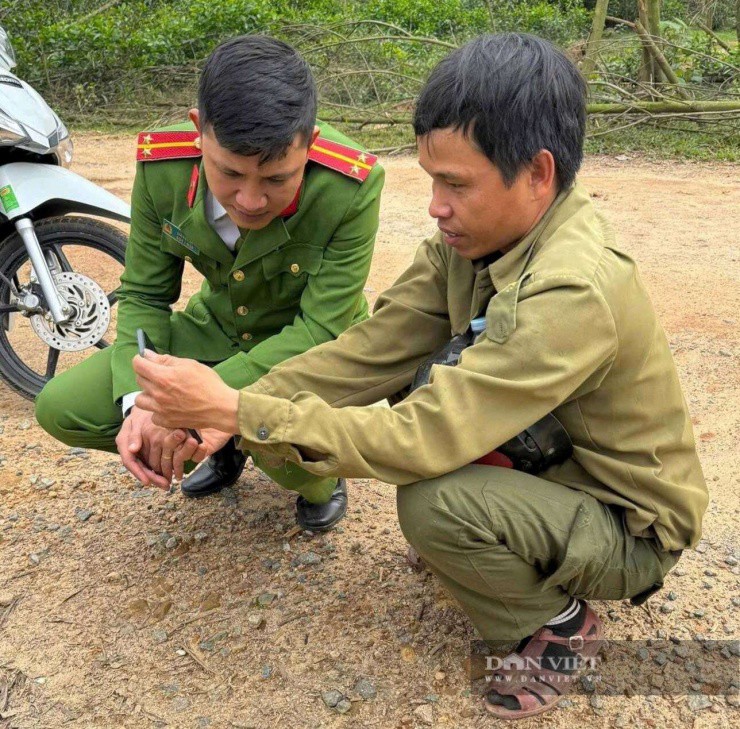 Lực lượng chức năng địa phương tổ chức tìm kiếm người mất tích.