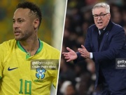 Neymar lên tiếng sau khi bị loại khỏi ĐT Brazil, gửi thông điệp tới HLV Ancelotti