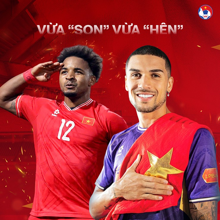 Xuân Son và Hoàng Hên là bộ đôi đáng chờ đợi trên hàng công ĐT Việt Nam.