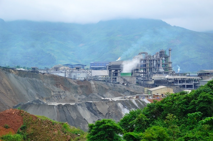 Khu chế biến của Hóa chất Đức Giang tại khu công nghiệp Tằng Loỏng.