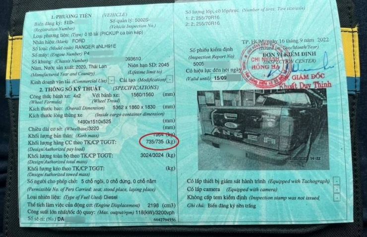 Đa số các mẫu xe bán tải hiện nay có khối lượng hàng chuyên chở dưới 950kg và được xếp vào xe con trong giao thông đường bộ. Ảnh: OFFB